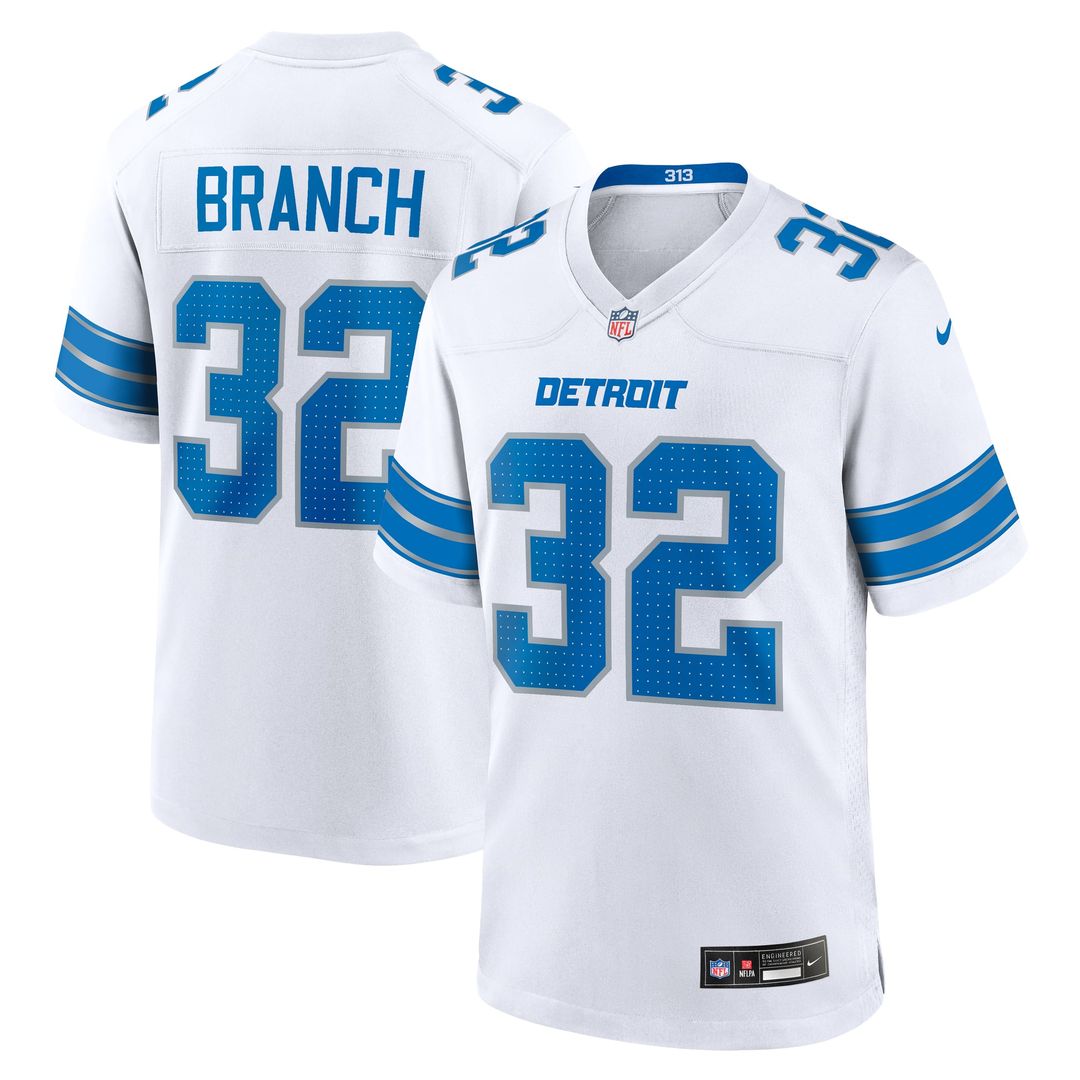 Brian Branch Detroit Lions Alternate Game Jersey - Black