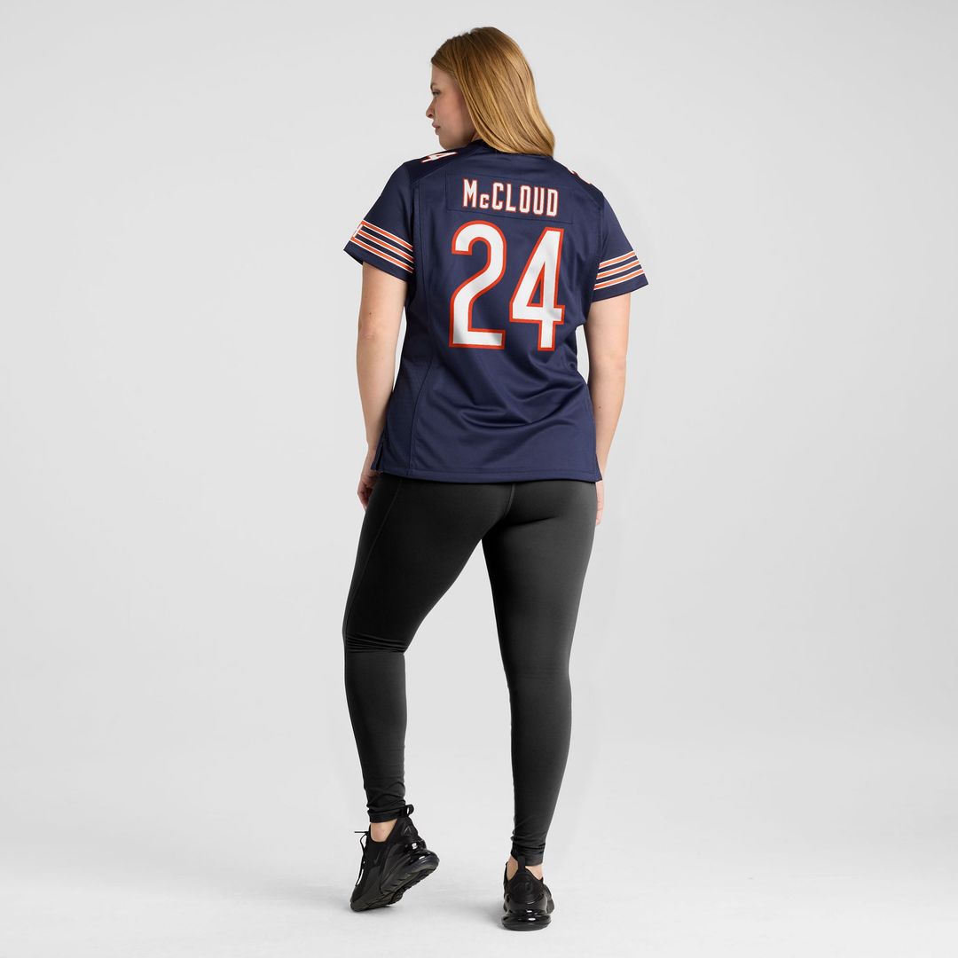 Nick McCloud Chicago Bears Women's Team Game Jersey - Navy