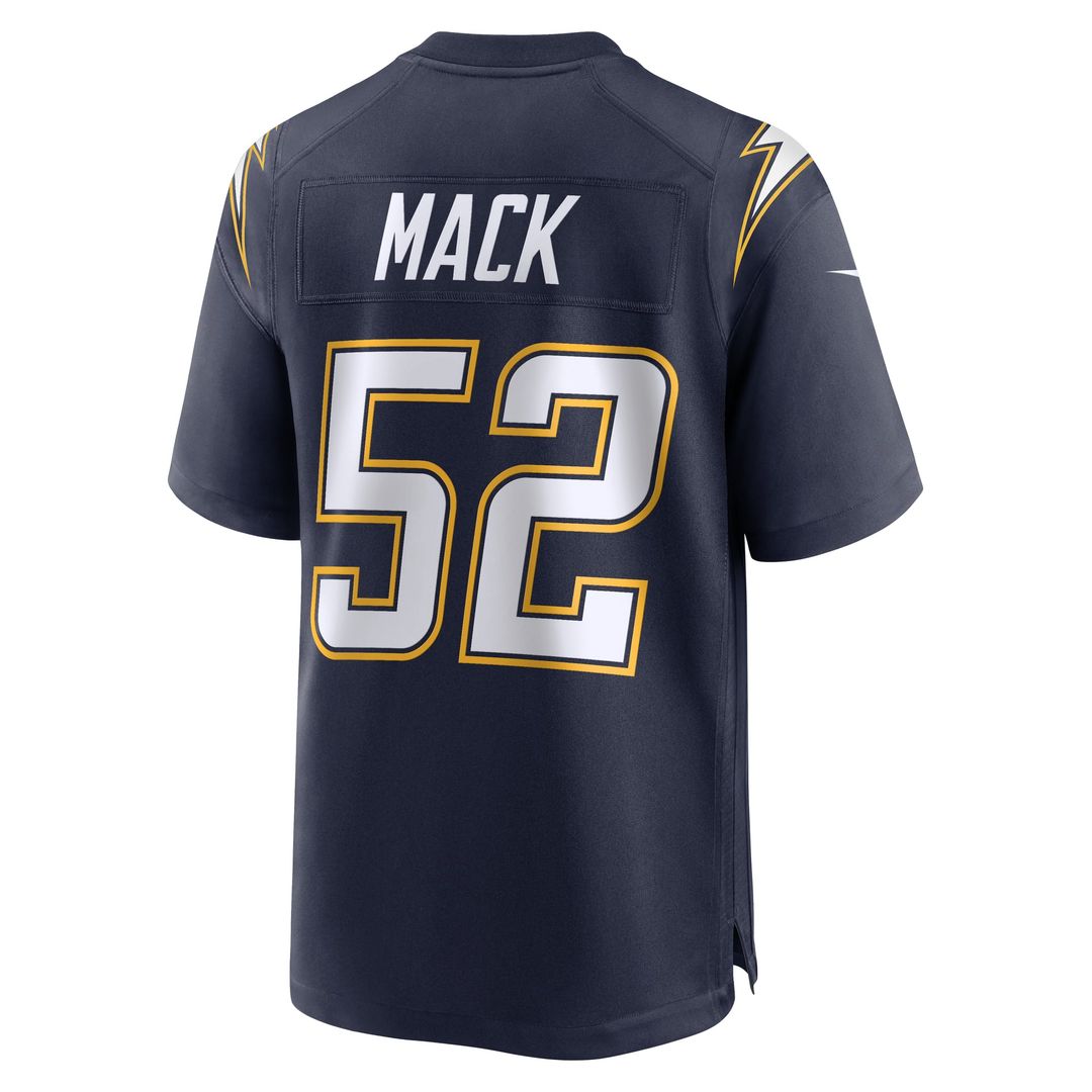 Khalil Mack Los Angeles Chargers Alternate Super Chargers Game Player Jersey - Navy