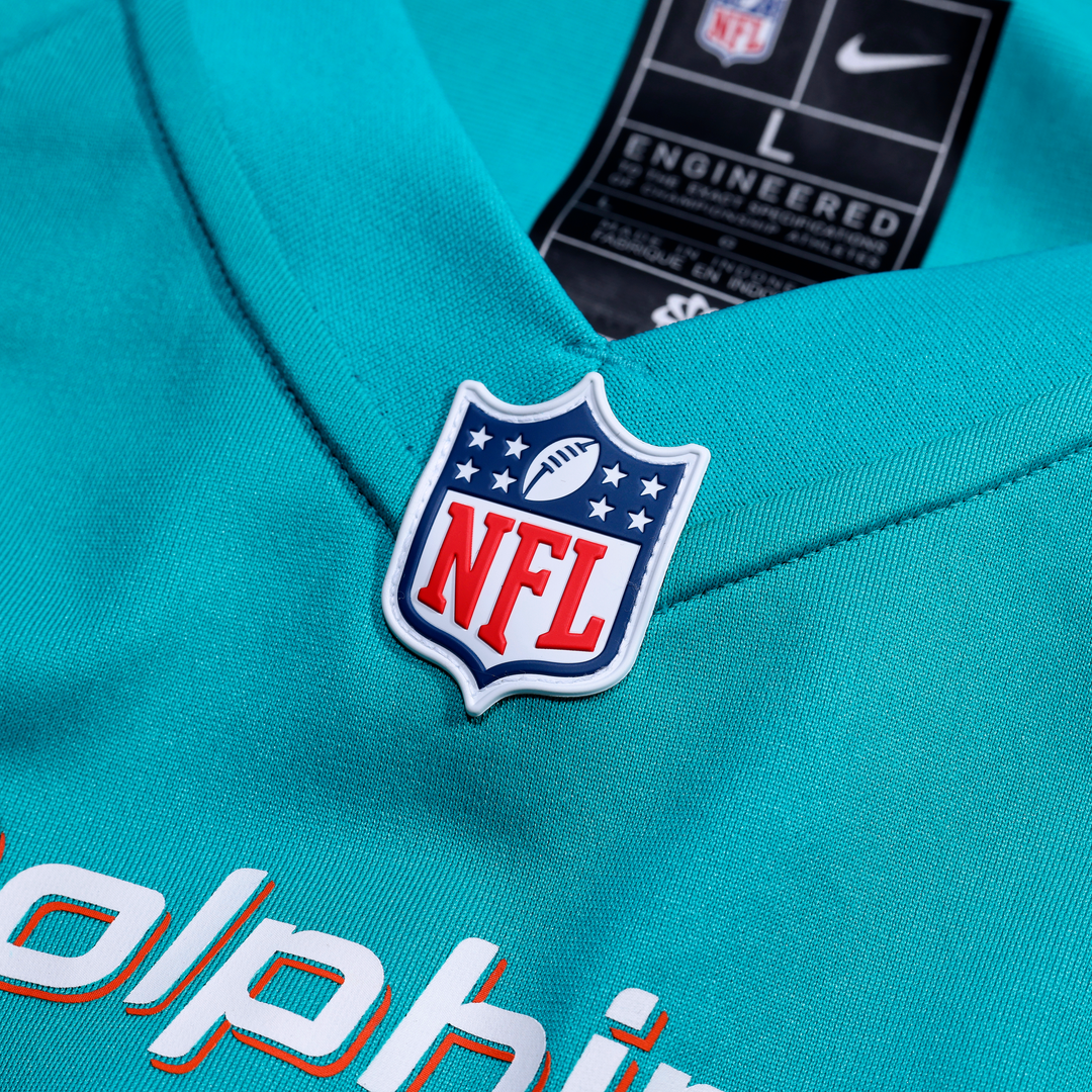 Austin Jackson Miami Dolphins Game Jersey - Aqua