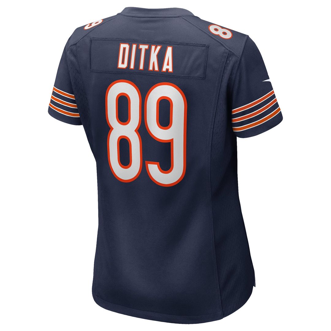 Mike Ditka Chicago Bears Women's Game Retired Player Jersey - Navy