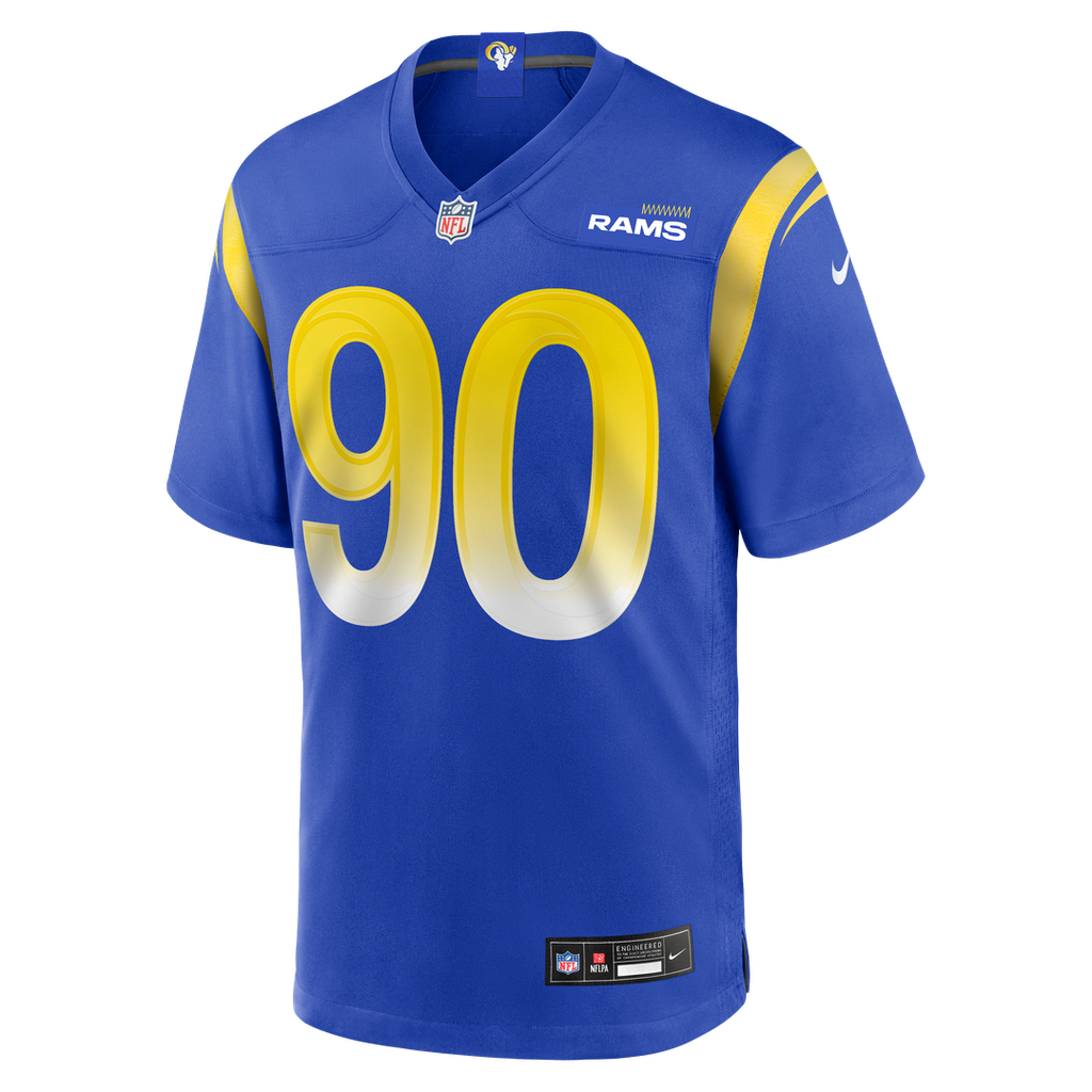 Earnest Brown IV Los Angeles Rams Team Game Jersey - Royal