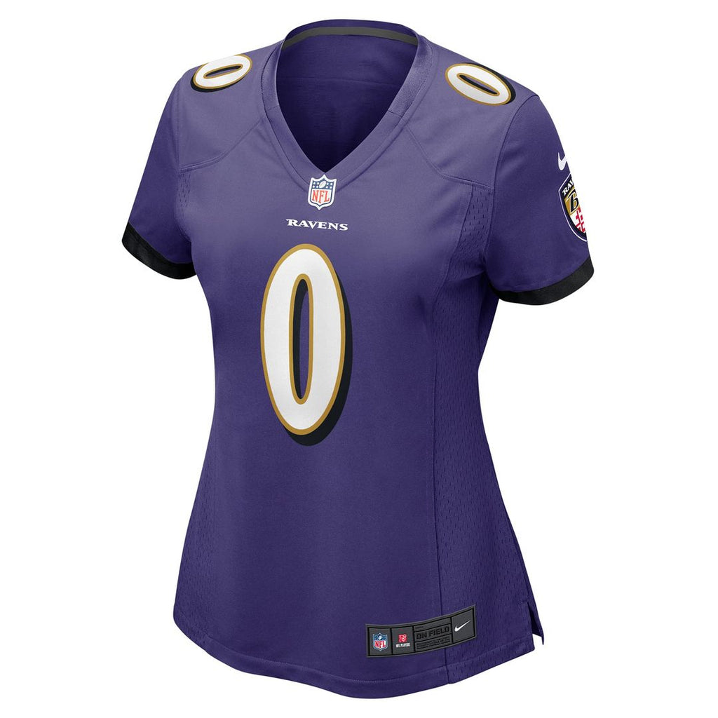 Roquan Smith Baltimore Ravens Women's Team Game Jersey - Purple