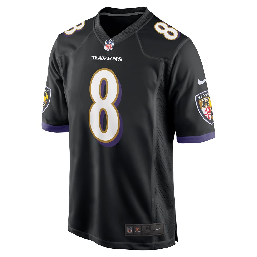 Lamar Jackson Baltimore Ravens Game Jersey - White