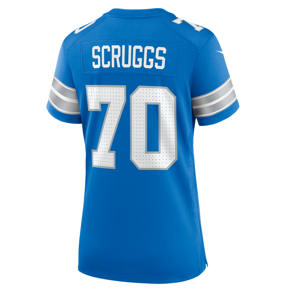 Juice Scruggs Detroit Lions Women's Team Game Jersey - Blue