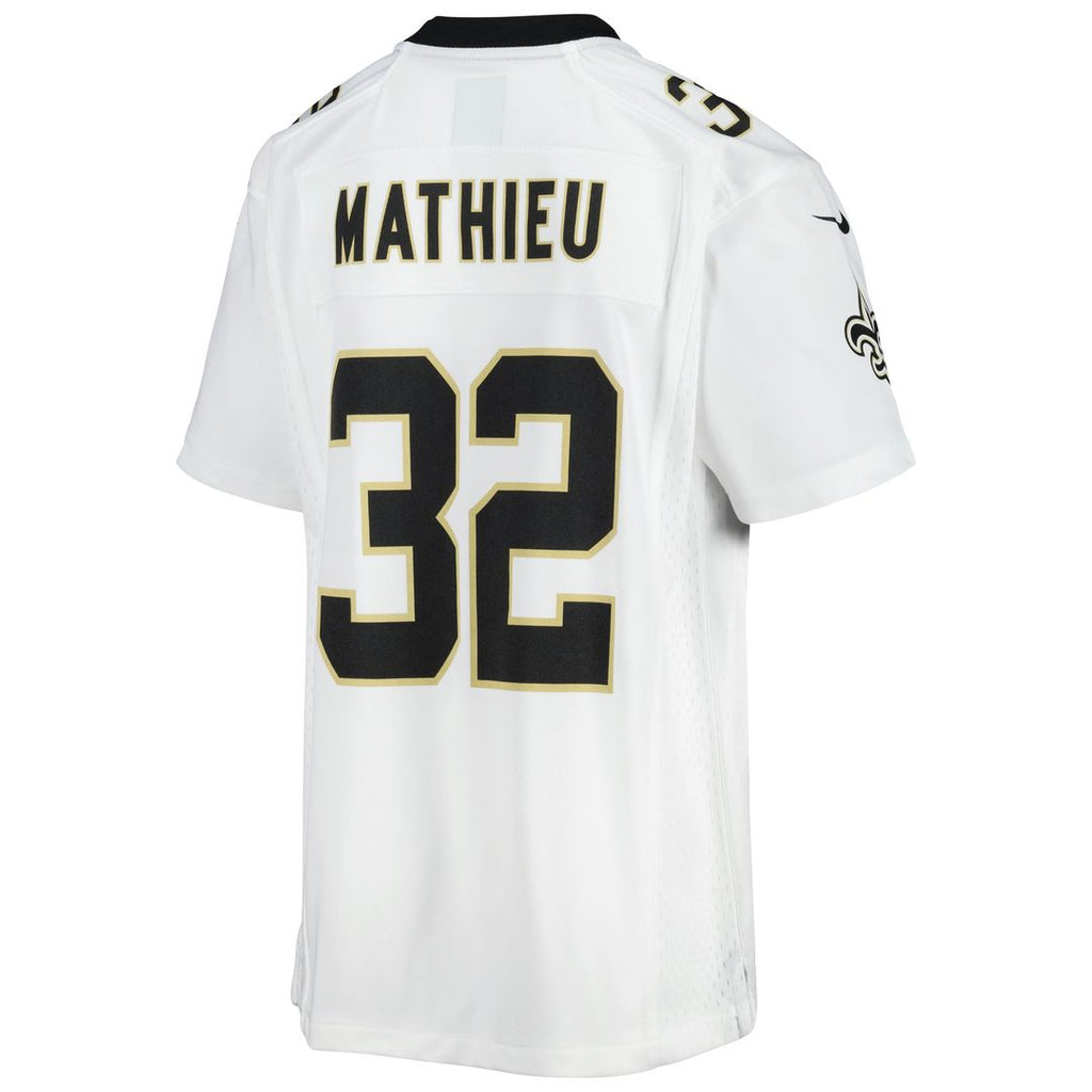 Tyrann Mathieu New Orleans Saints Youth Game Jersey - White
