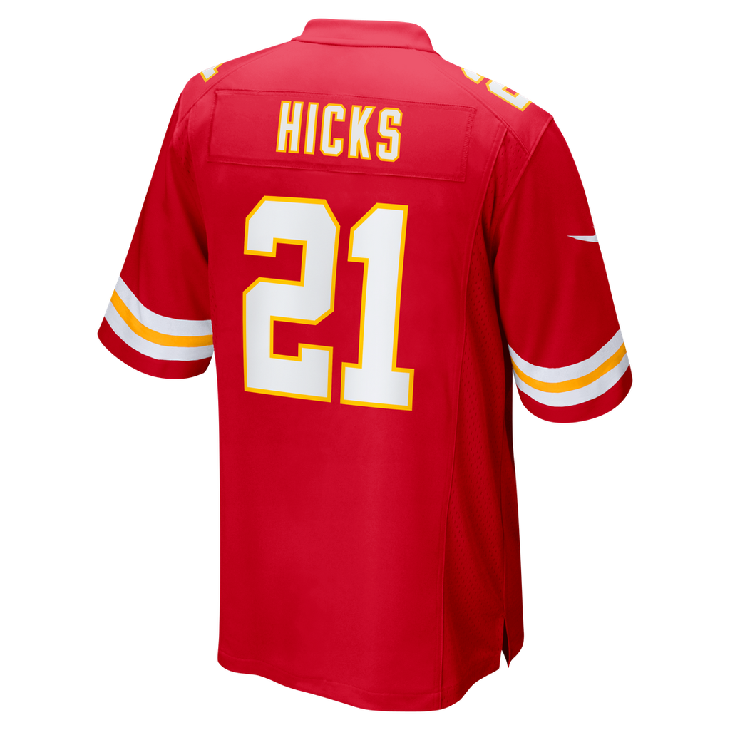 Jaden Hicks Kansas City Chiefs Game Jersey - Red