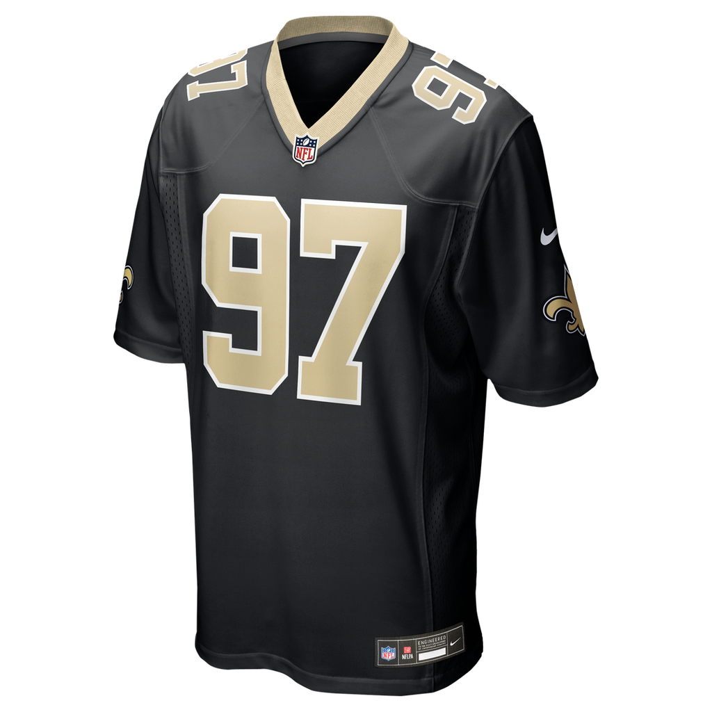 Khristian Boyd New Orleans Saints Game Jersey - Black
