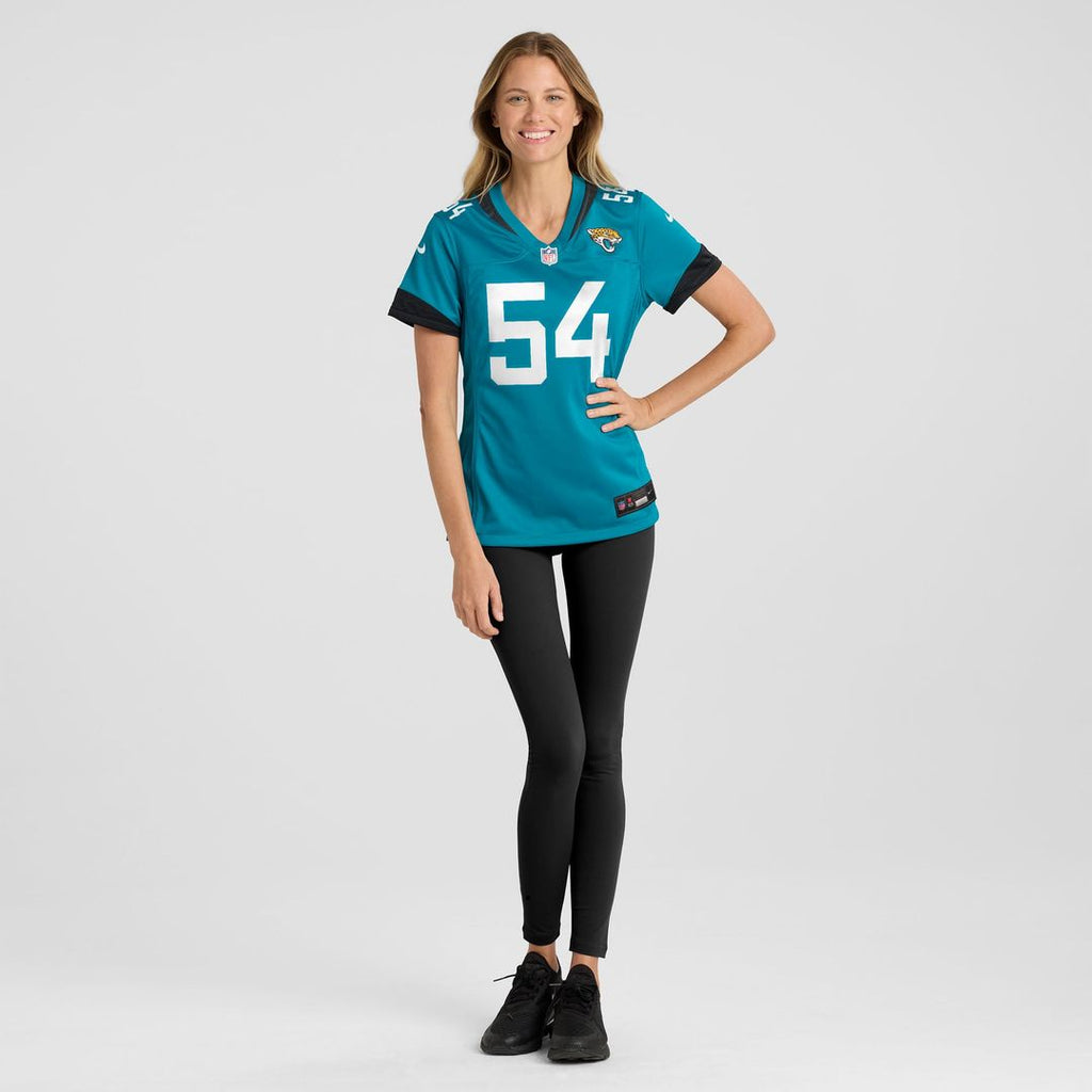 Jack Kiser Jacksonville Jaguars Women's Team Game Jersey - Teal