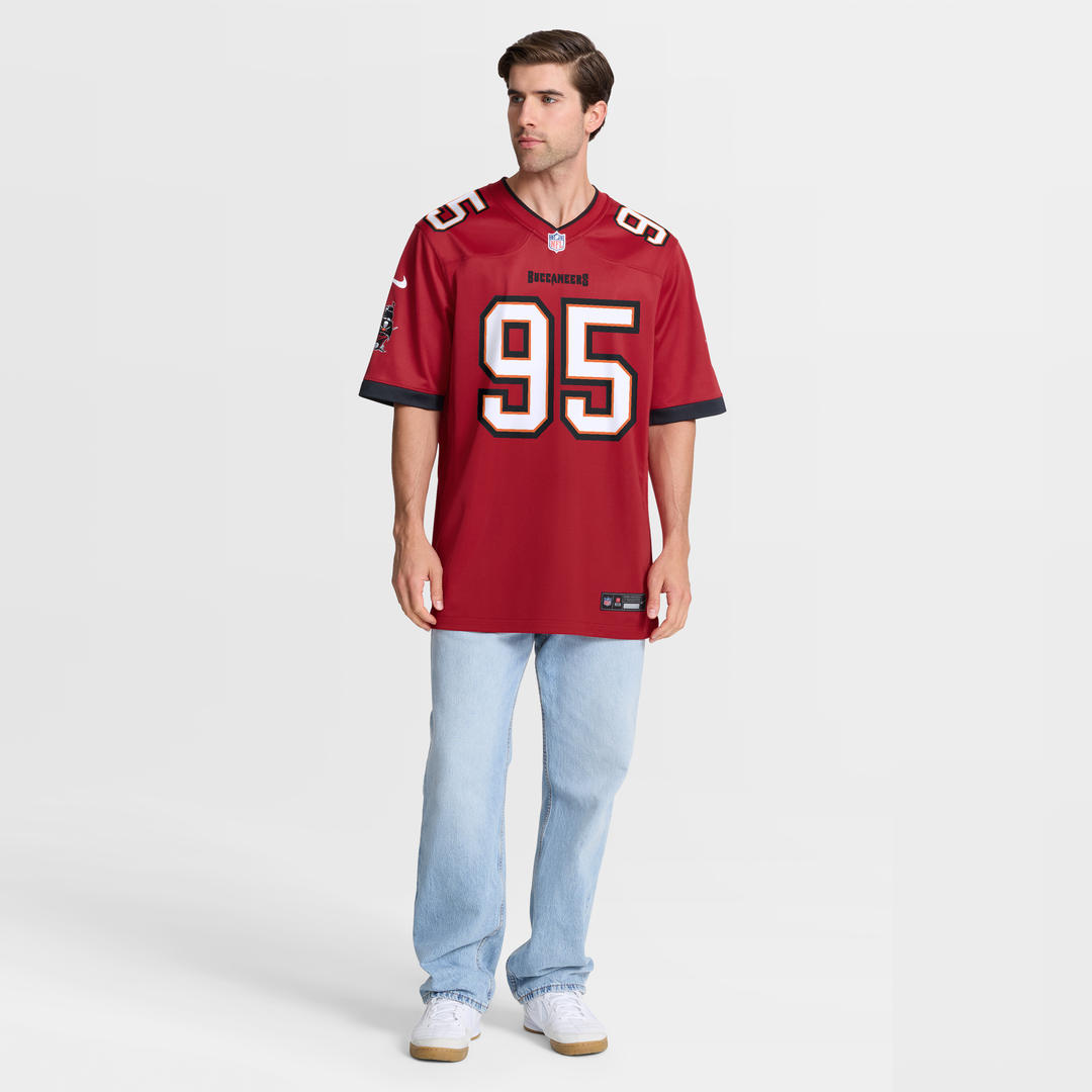 Elijah Roberts Tampa Bay Buccaneers Team Game Jersey - Red