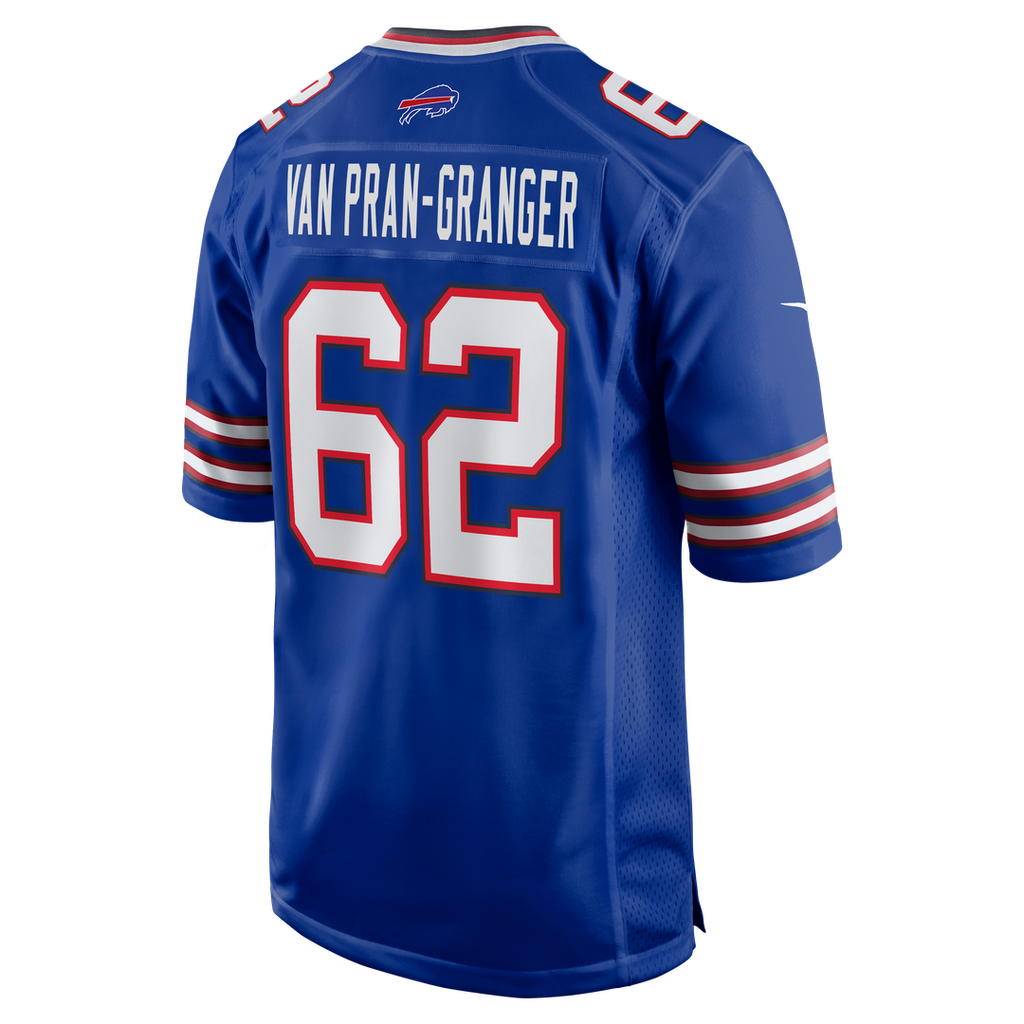 Sedrick Van Pran-Granger Buffalo Bills Game Jersey - Royal