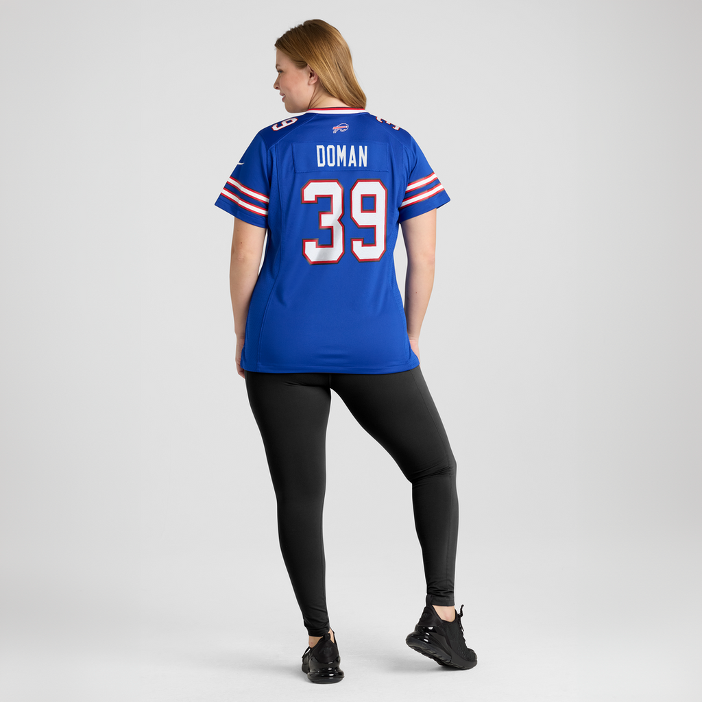 Tommy Doman Buffalo Bills Women's Team Game Jersey - Royal