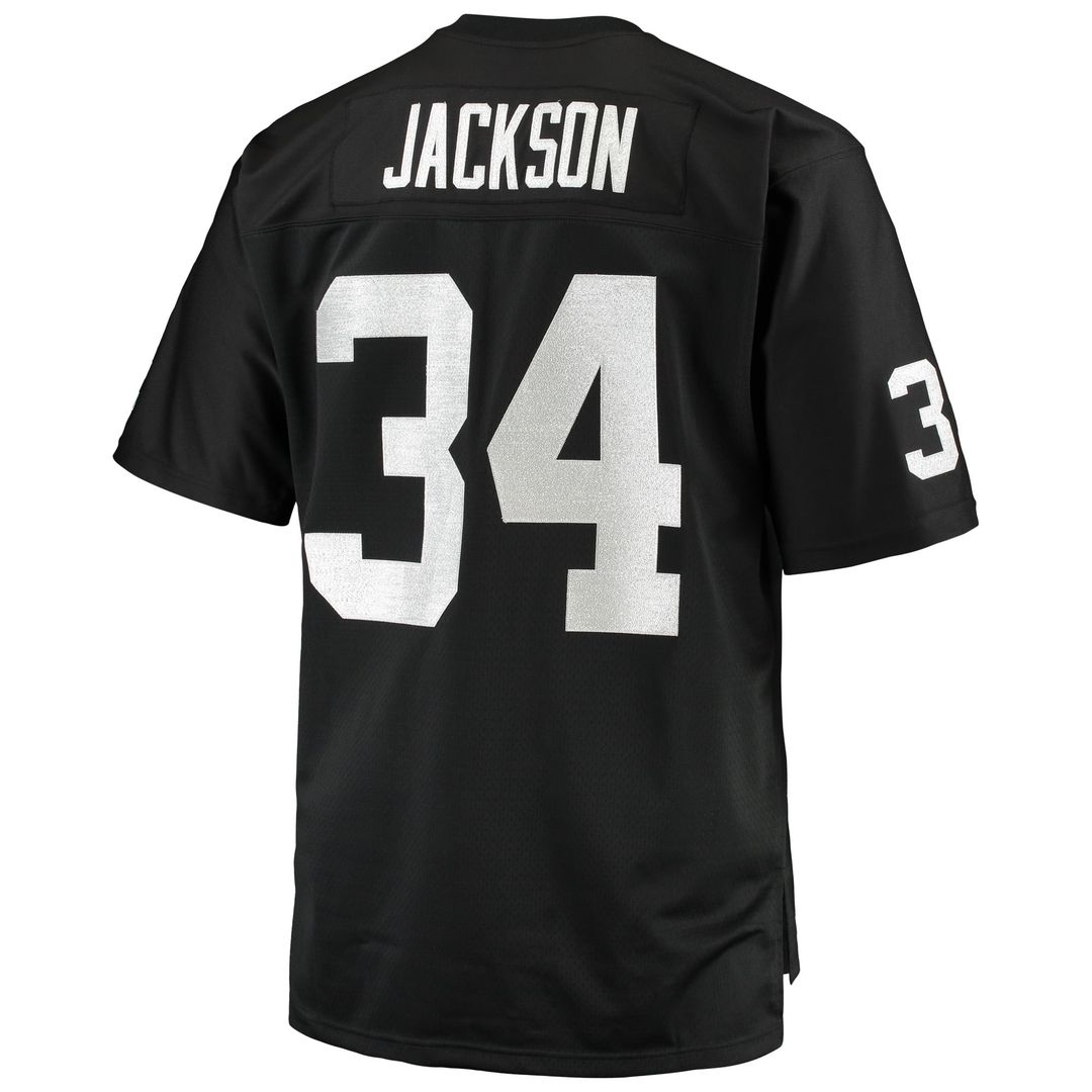 Bo Jackson Las Vegas Raiders Mitchell & Ness Big & Tall 1988 Retired Player Replica Jersey - White
