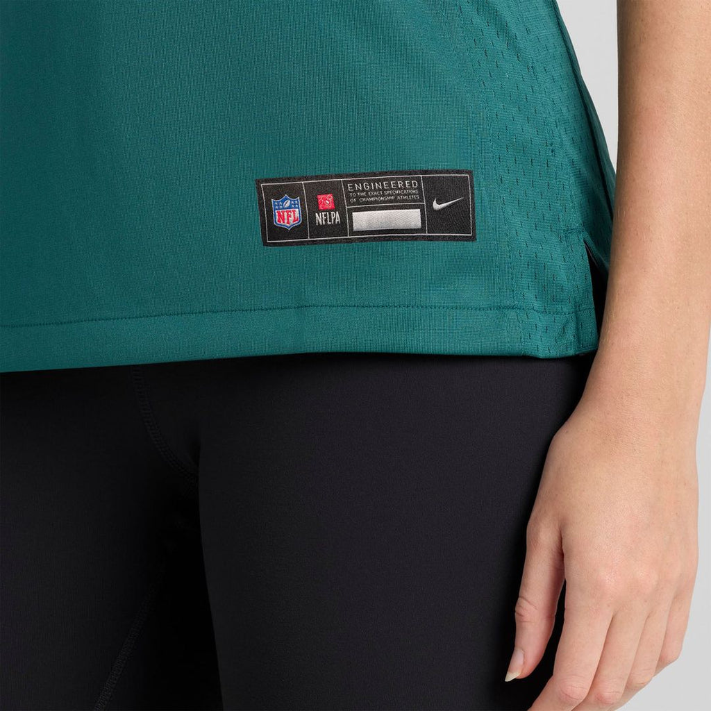 Charley Hughlett Philadelphia Eagles Women's Team Game Jersey - Midnight Green