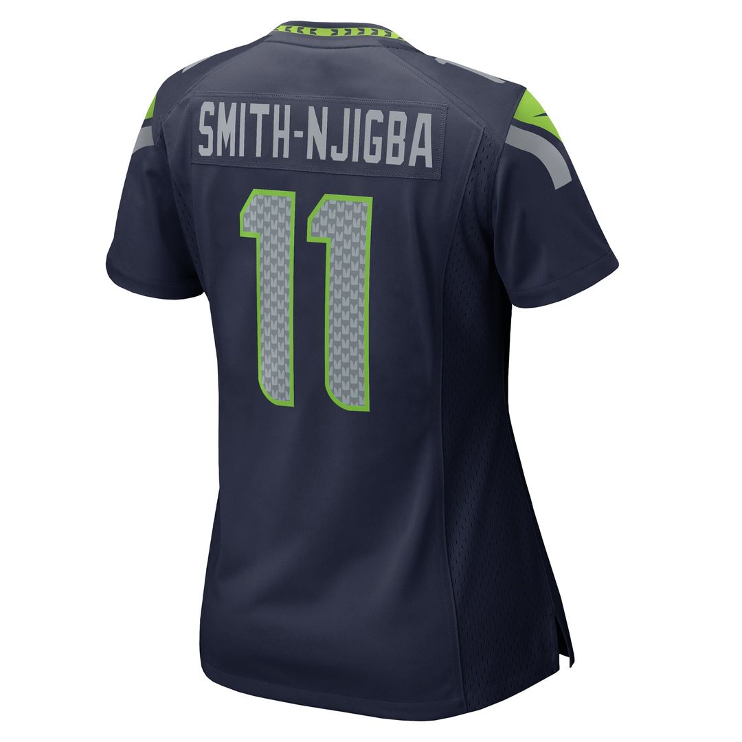 Jaxon Smith-Njigba Seattle Seahawks Women's Throwback Player Game Jersey - Royal