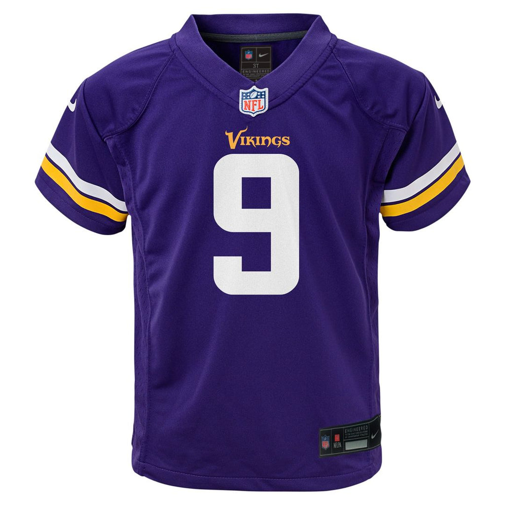 J.J. McCarthy Minnesota Vikings Toddler Game Jersey - Purple
