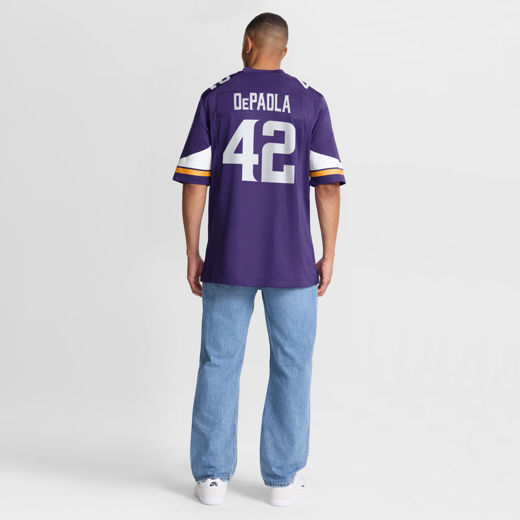 Andrew DePaola Minnesota Vikings Game Jersey - Purple