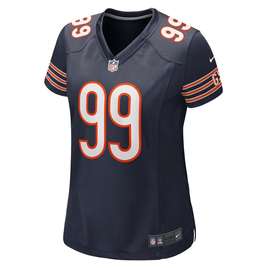 Gervon Dexter Sr Chicago Bears Women's Team Game Jersey - Navy