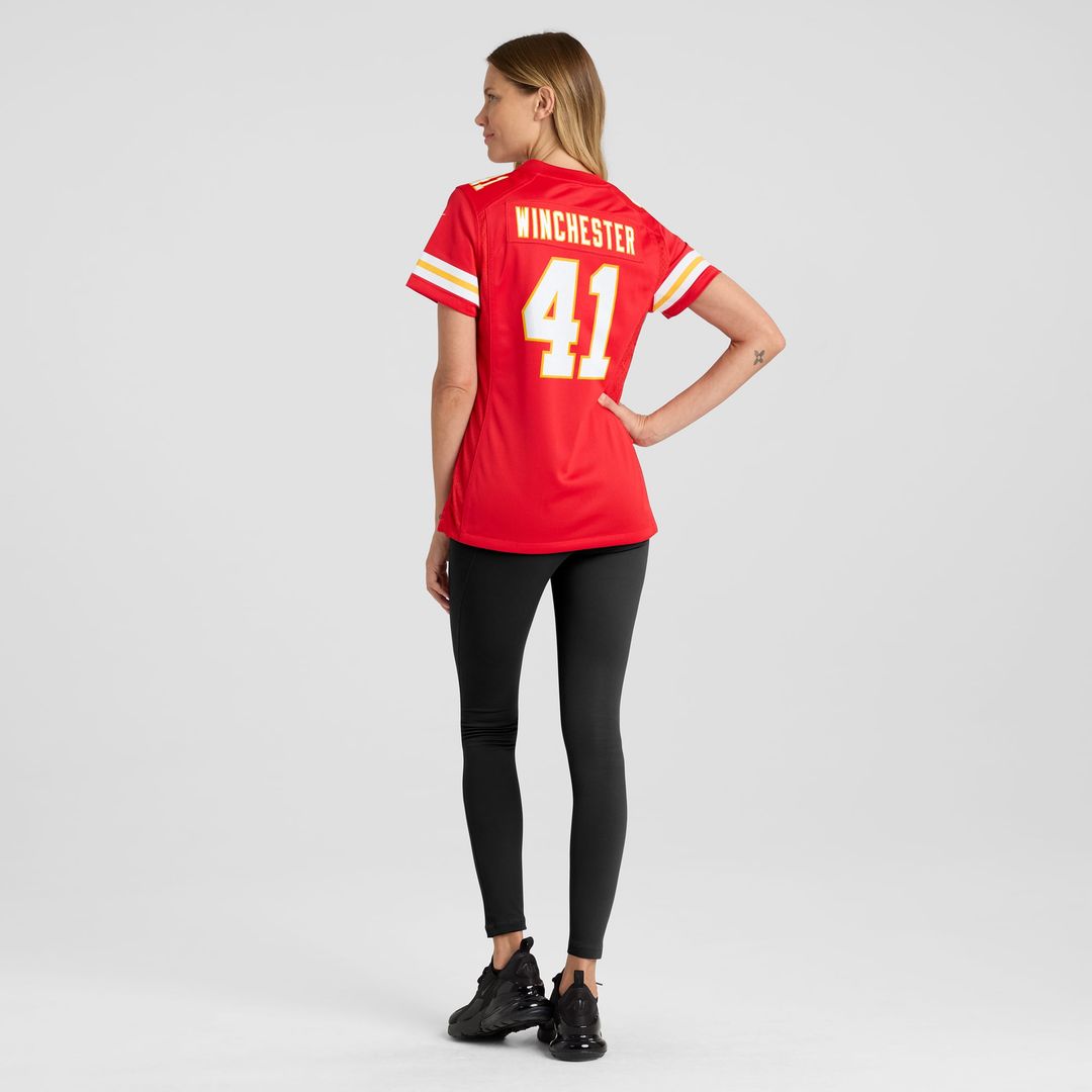 James Winchester Kansas City Chiefs Women's Game Jersey - Red
