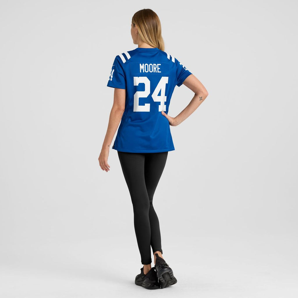 Lenny Moore Indianapolis Colts Women's Game Retired Player Jersey - Royal