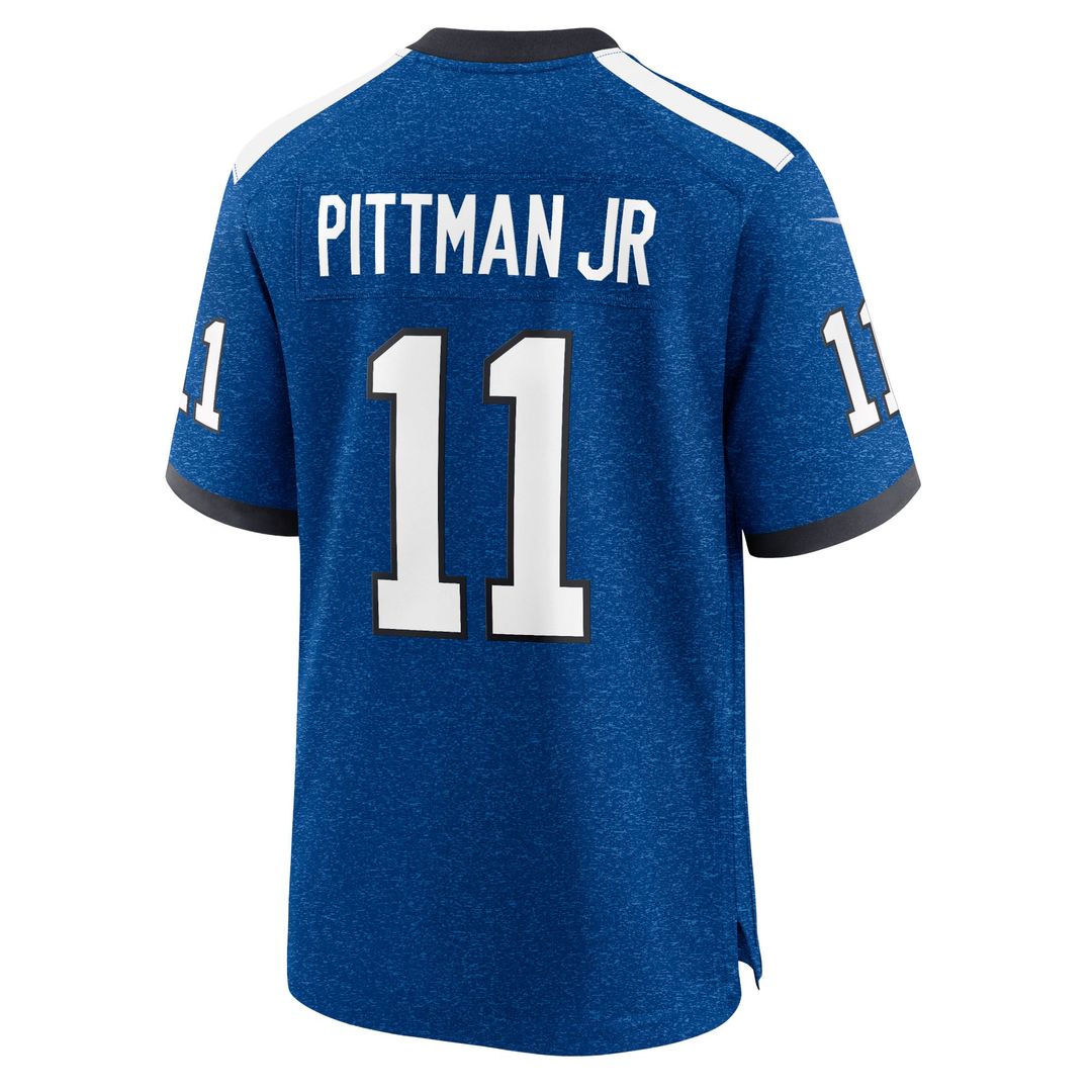 Indiana Nights Michael Pittman Jr. Indianapolis Colts Alternate Game Jersey - Blue