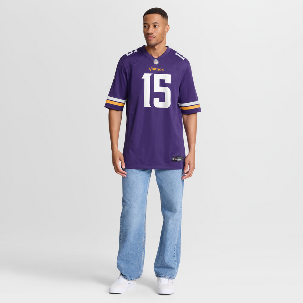 Dallas Turner Minnesota Vikings Player Game Jersey - Purple