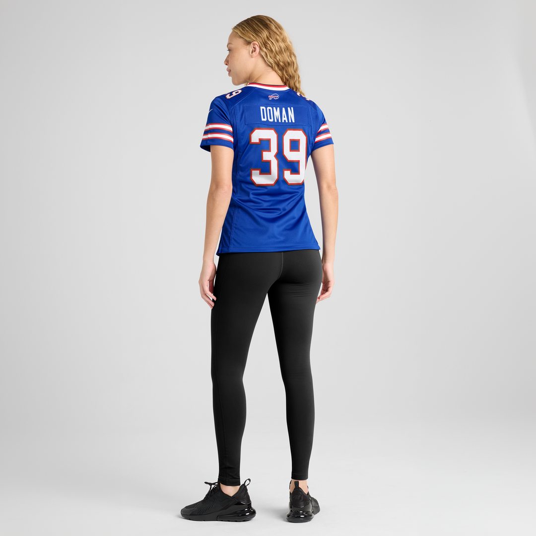 Tommy Doman Buffalo Bills Women's Team Game Jersey - Royal