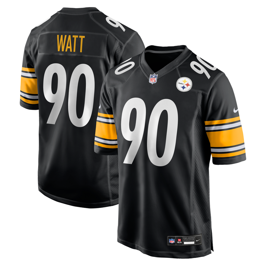 T.J. Watt Pittsburgh Steelers Game Jersey - Black