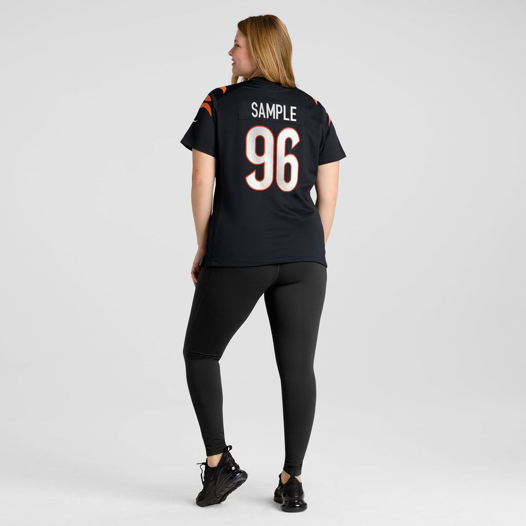 Cam Sample Cincinnati Bengals Women's Game Jersey - Black