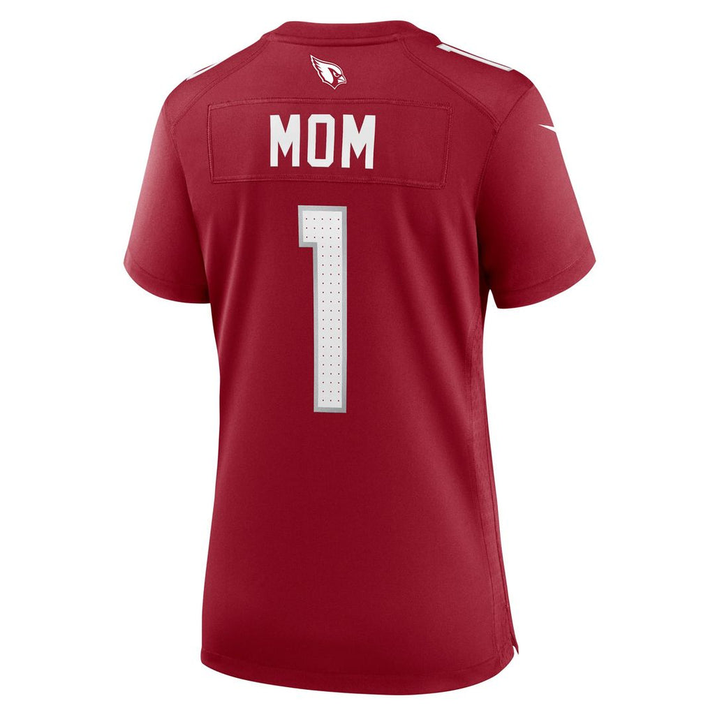 Number 1 Mom Arizona Cardinals Women's Game Jersey - Cardinal