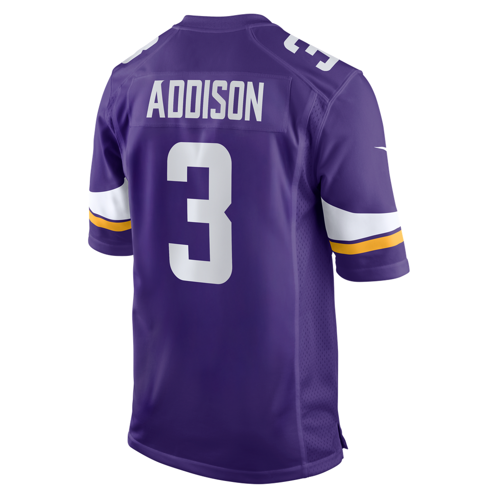 Addison Minnesota Vikings Game Jersey - Purple