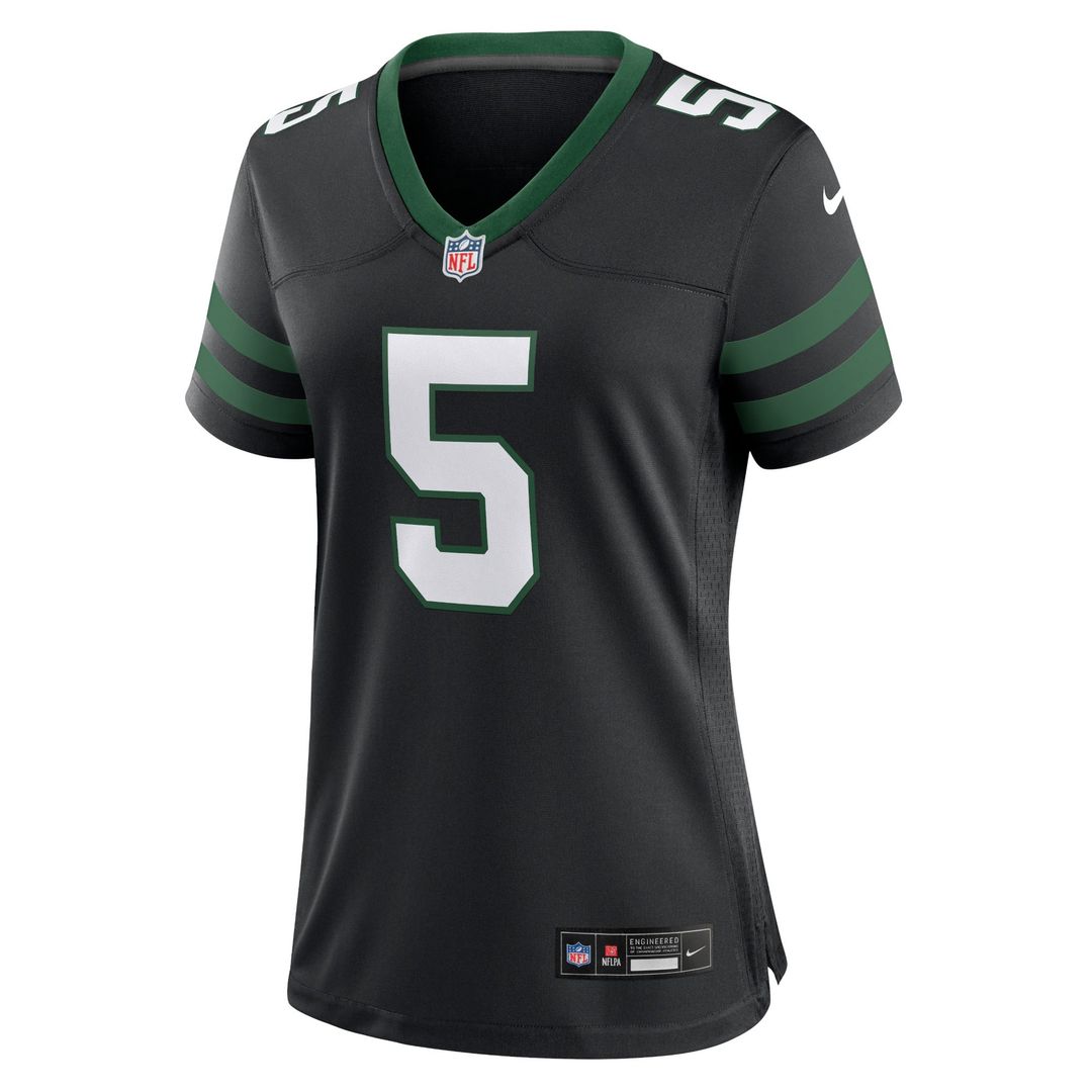 Garrett Wilson New York Jets Women's Game Jersey - Legacy Green
