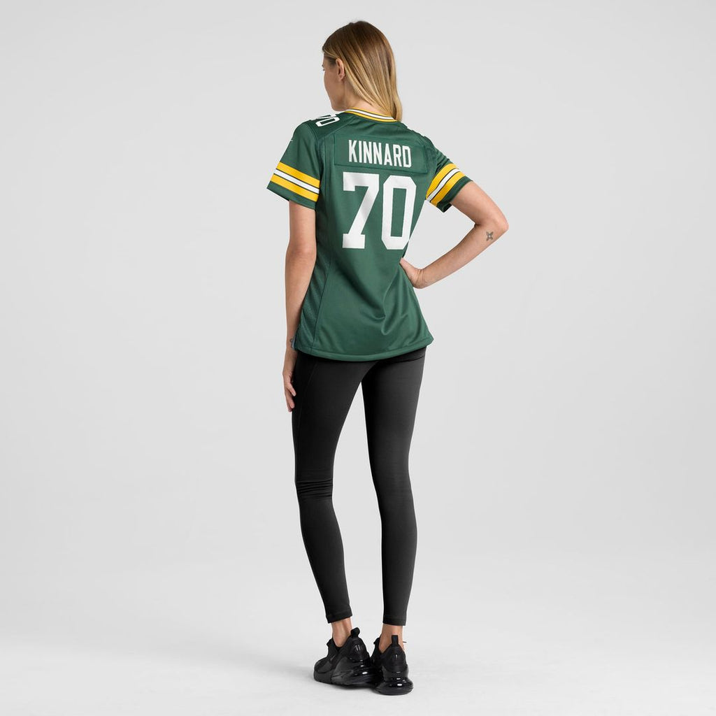 Darian Kinnard Green Bay Packers Women's Team Game Jersey - Green