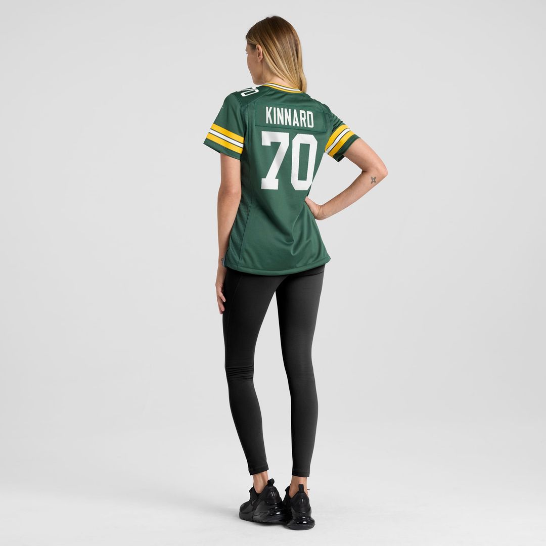 Darian Kinnard Green Bay Packers Women's Team Game Jersey - Green