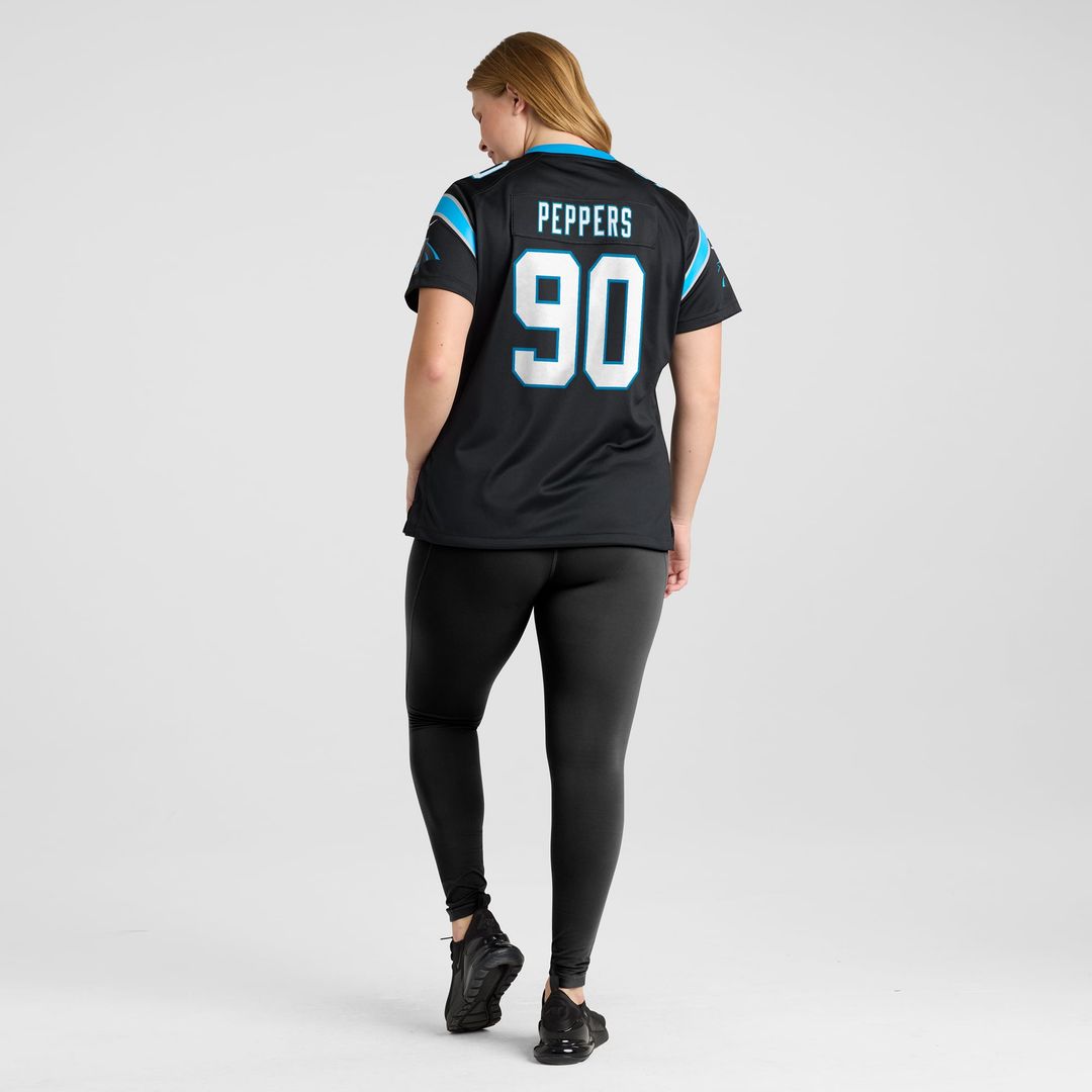 Julius Peppers Carolina Panthers Women's Retired Player Game Jersey - Black