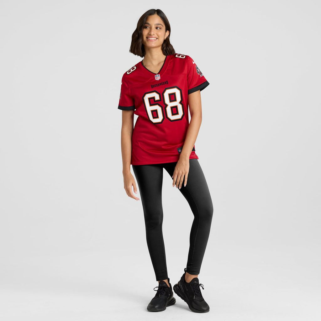 Ben Bredeson Tampa Bay Buccaneers Women's Game Jersey - Red