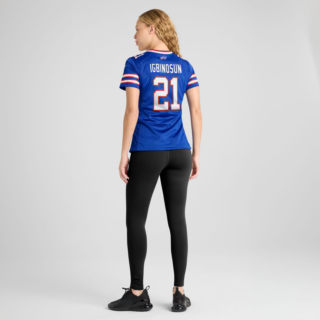 Davison Igbinosun Buffalo Bills Women's Team Game Jersey - Royal