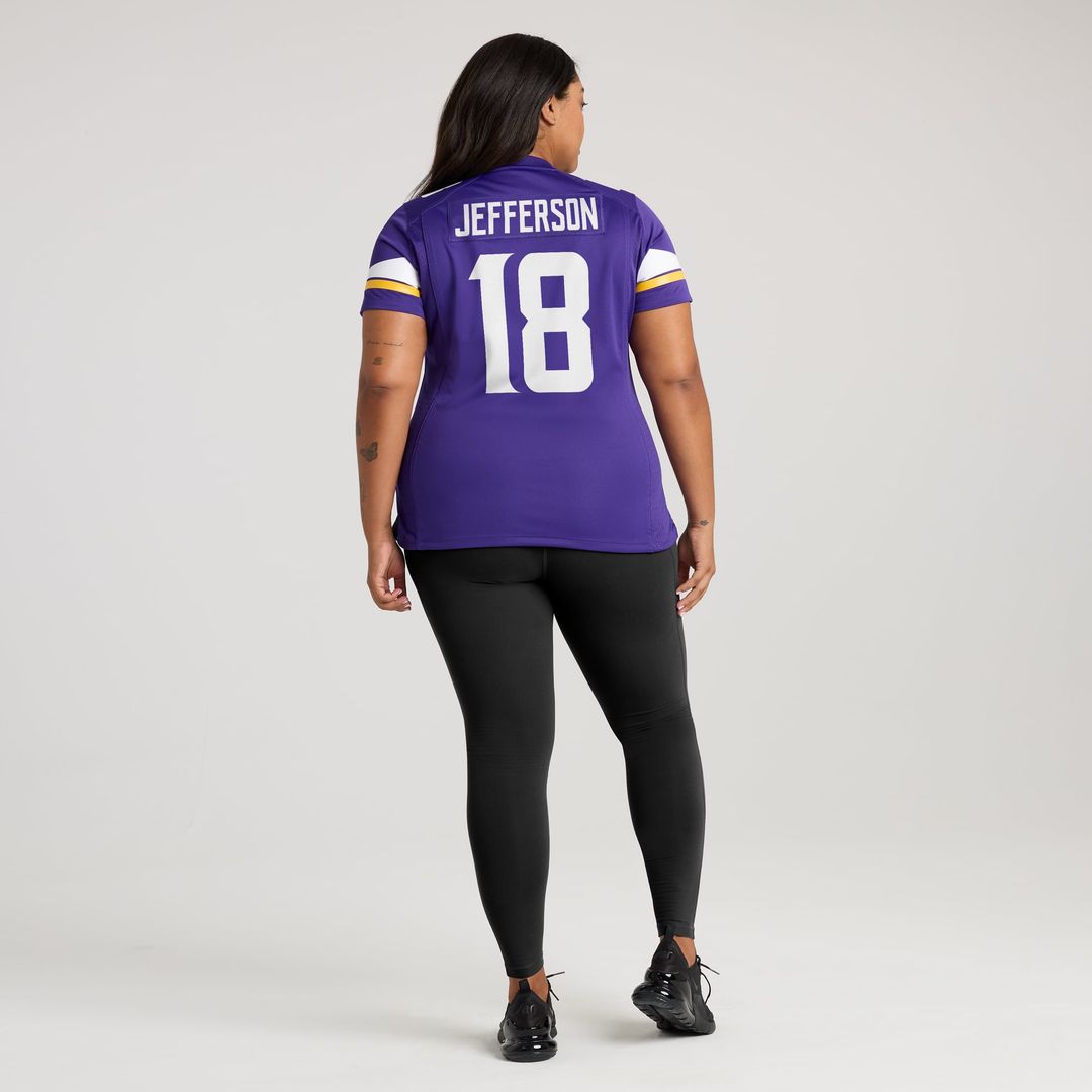 Justin Jefferson Minnesota Vikings Women's Game Jersey - Purple