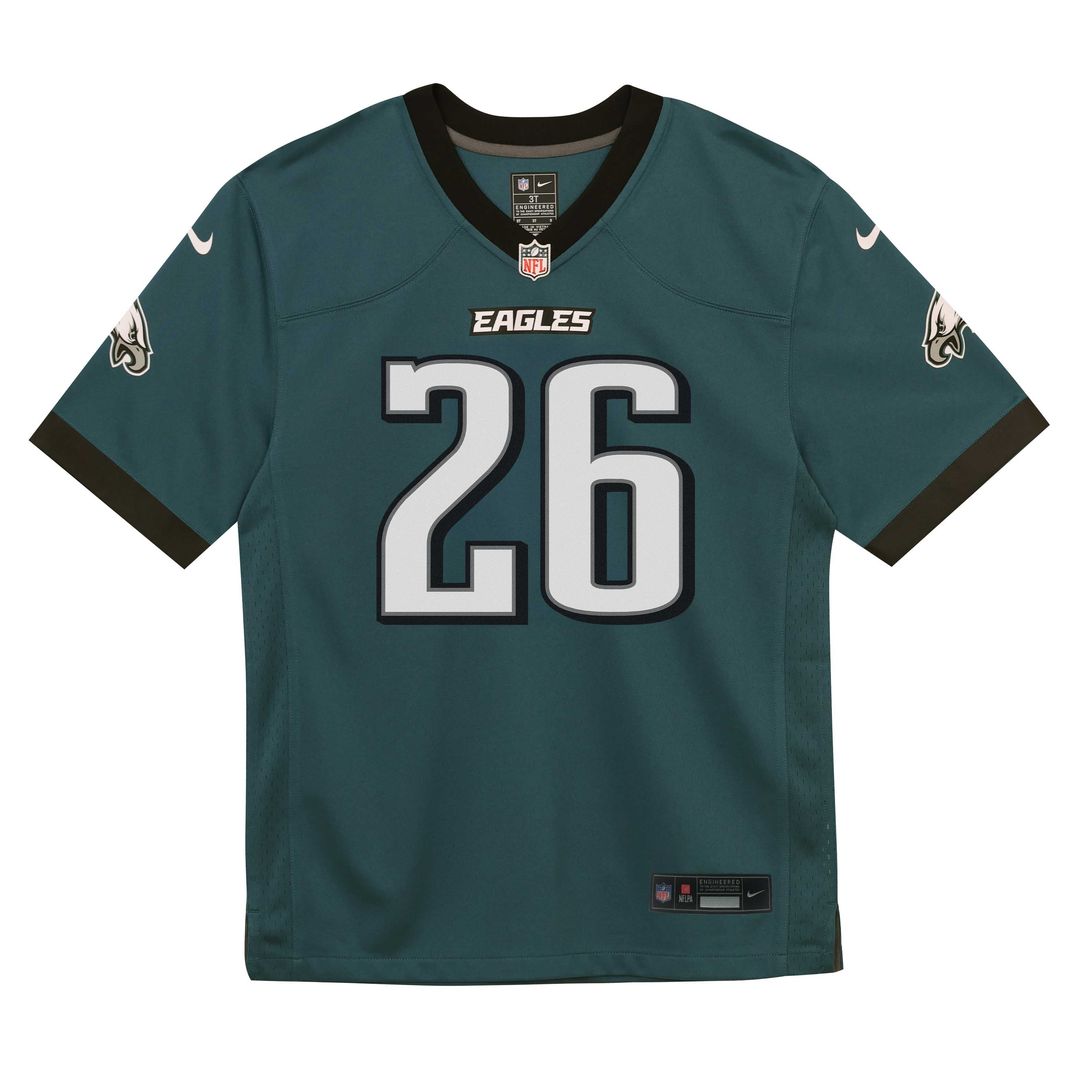 Saquon Barkley Philadelphia Eagles Preschool Team Game Jersey - Midnight Green