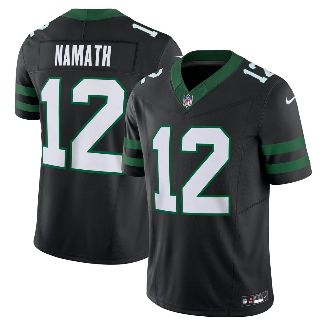 Joe Namath New York Jets Vapor F.U.S.E. Limited Jersey - Legacy Green