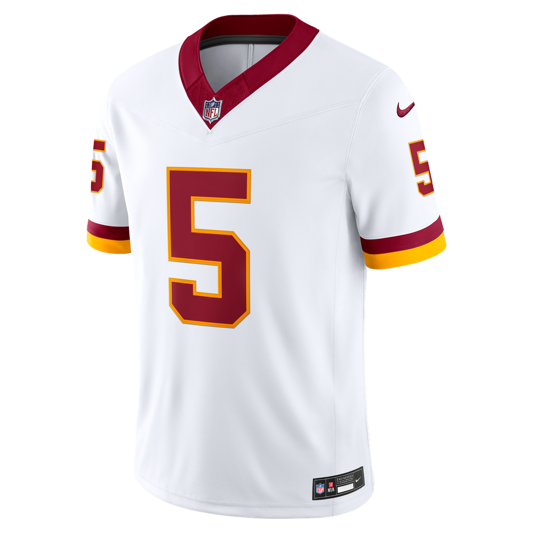 Jayden Daniels Washington Commanders Vapor F.U.S.E. Stitched Limited Jersey - White