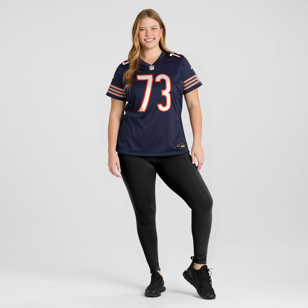 Jonah Jackson Chicago Bears Women's Team Game Jersey - Navy