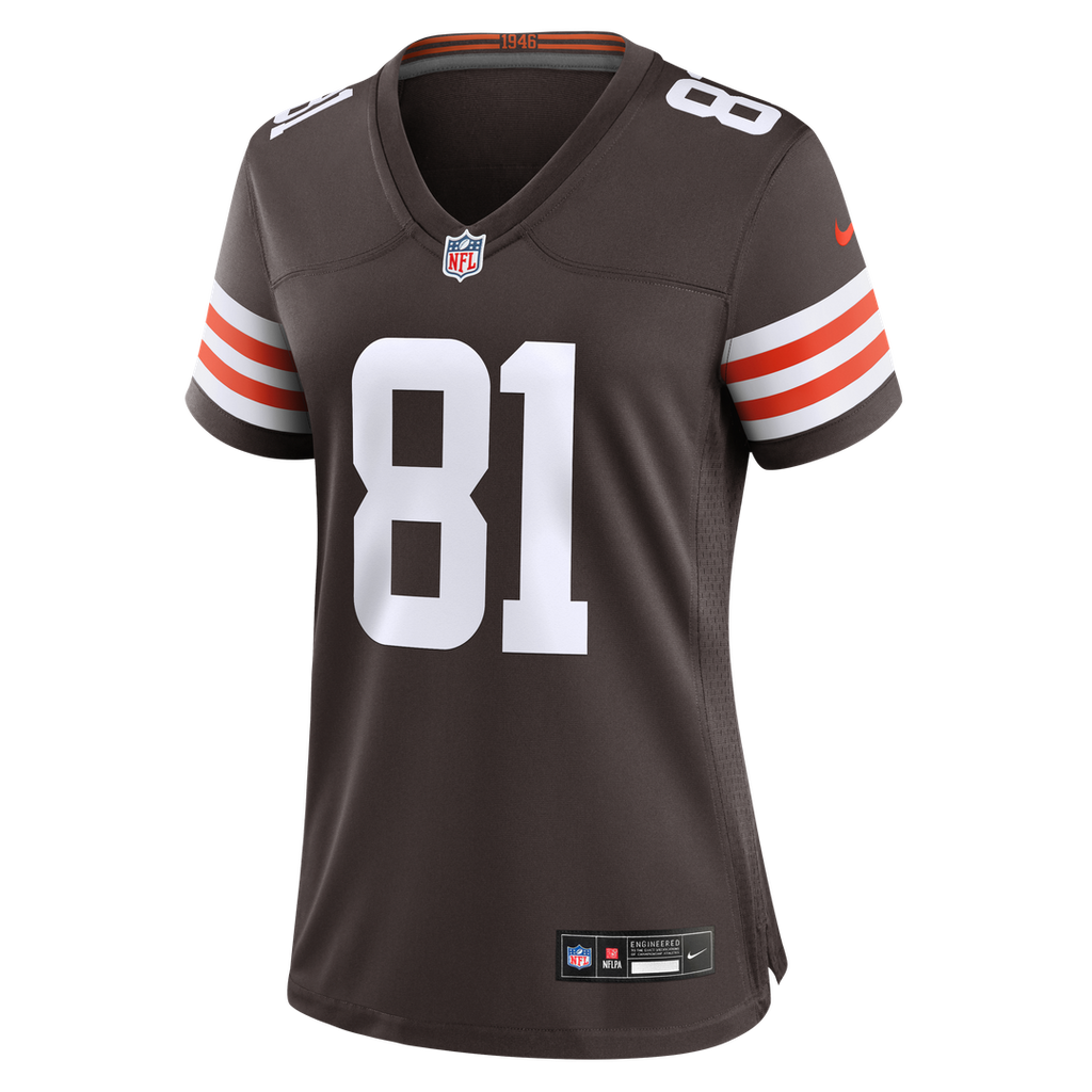 Luke Floriea Cleveland Browns Women's Team Game Jersey - Brown