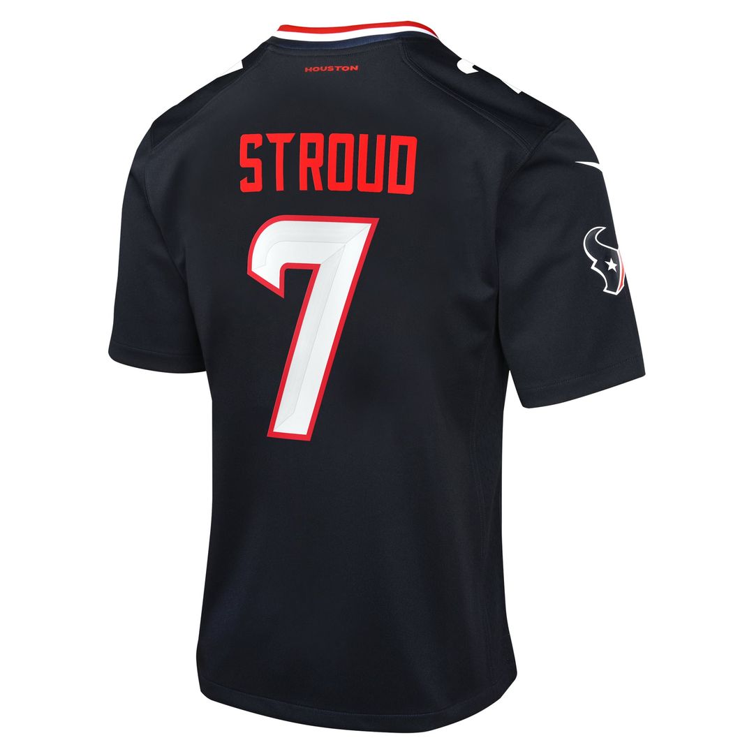 C.J. Stroud Houston Texans Youth Game Jersey - Navy