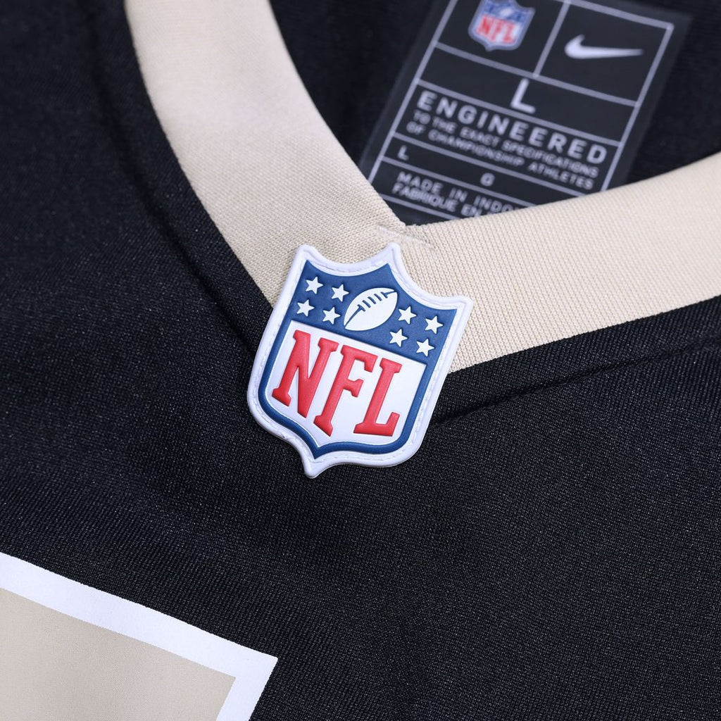 Mims New Orleans Saints Team Game Jersey - Black