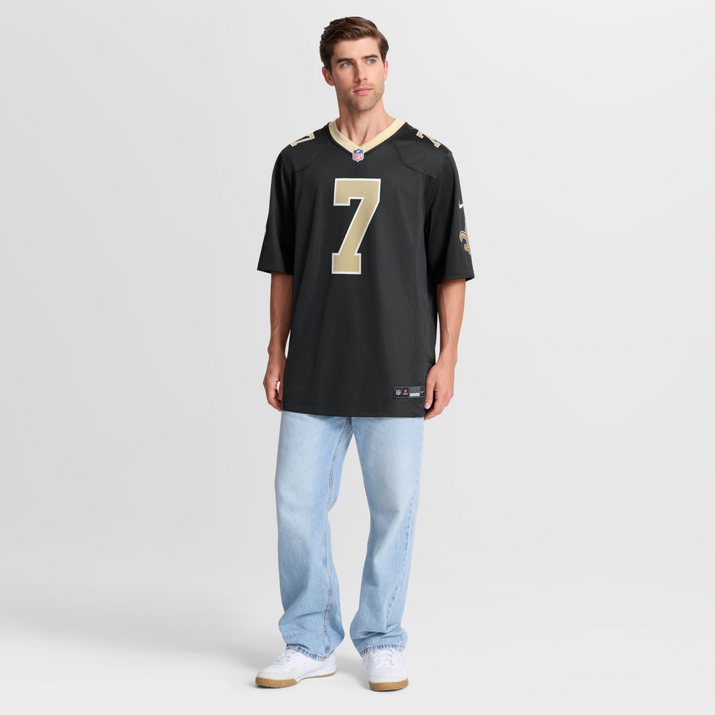 Taysom Hill New Orleans Saints Game Jersey - Black