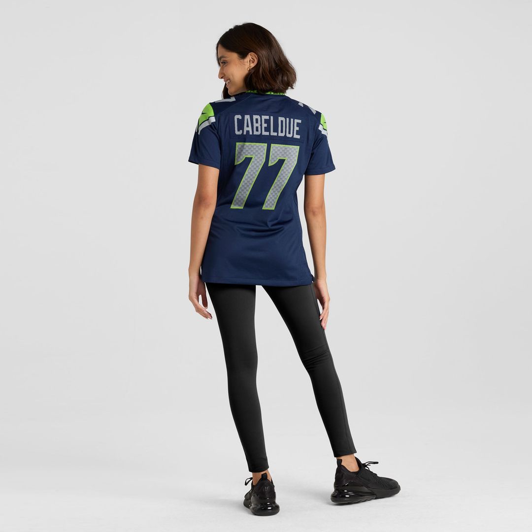 Bryce Cabeldue Seattle Seahawks Women's Team Game Jersey - College Navy