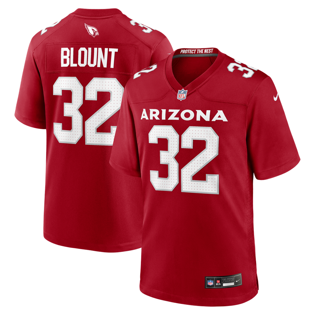 Joey Blount Arizona Cardinals Game Jersey - Cardinal
