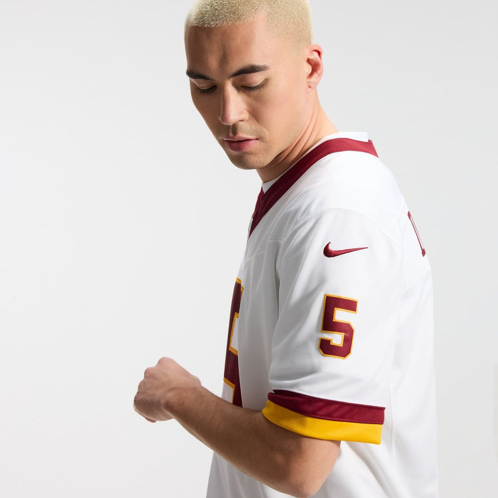 Jayden Daniels Washington Commanders Vapor F.U.S.E. Stitched Limited Jersey - White
