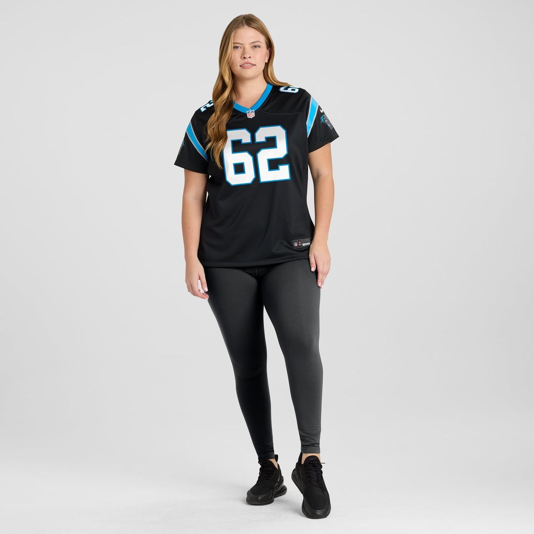 Chandler Zavala Carolina Panthers Women's Game Jersey - Black